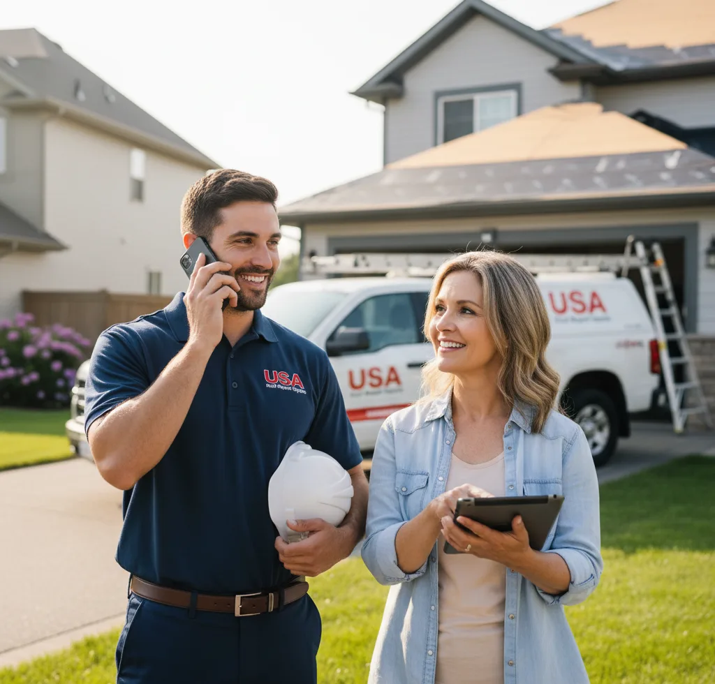USA Roof Repair Experts customer support in Montesano
